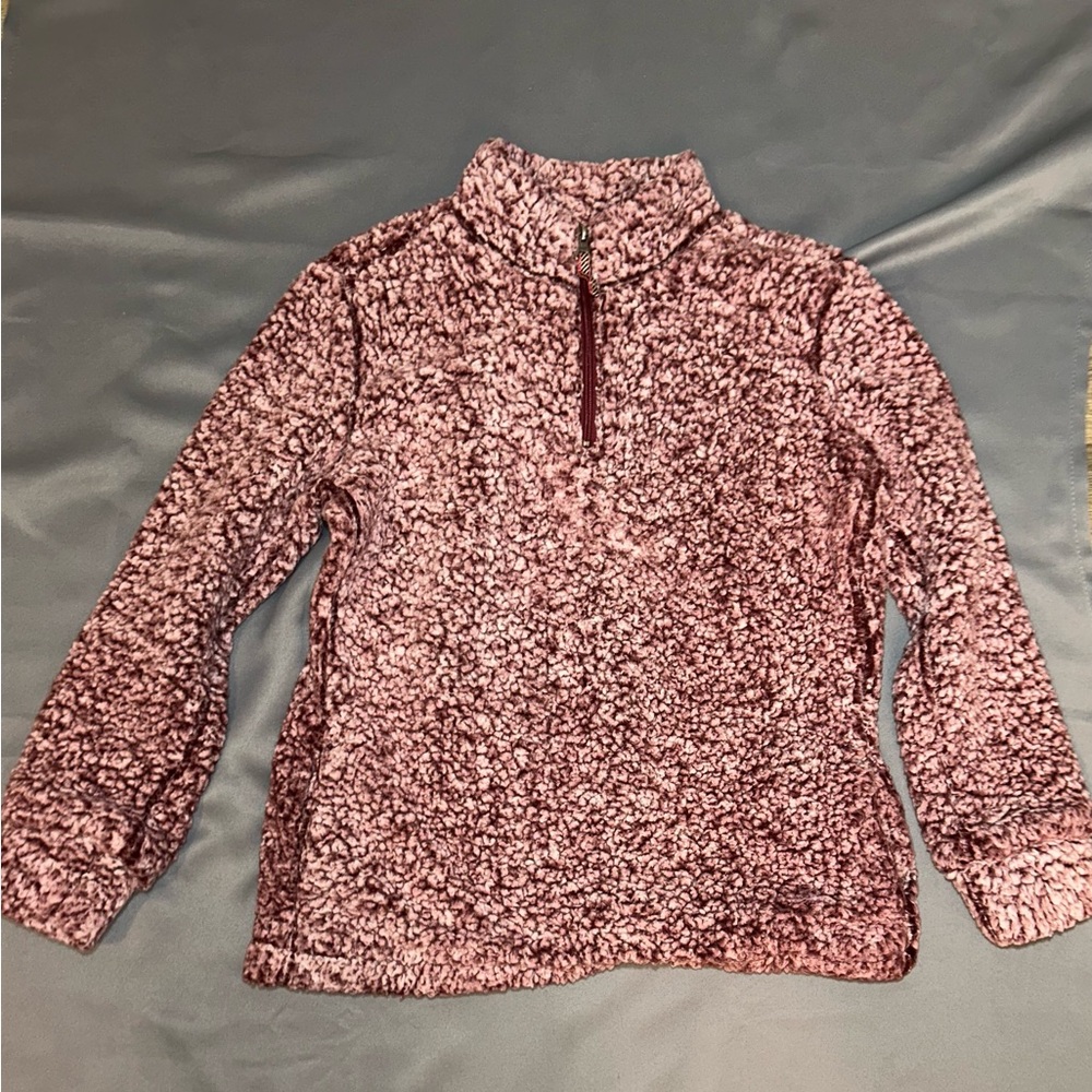 Weatherproof vintage pullover fleece